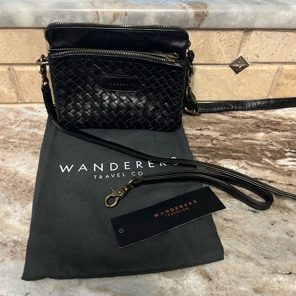 Leather crossbody from Wanderers Travel Co.